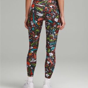 NWT Lululemon Wunder Train High Rise 7/8 Leggings SIZE 18 YOLANDE MUTALE RARE